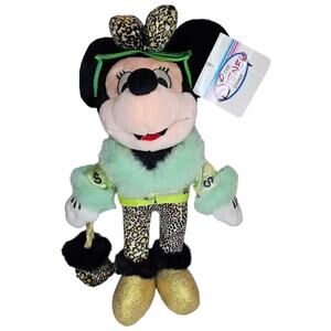 Disney Las Vegas Minnie Mouse DIVA 14" Plush Doll "Tacky Tourist"  W/ TAGS